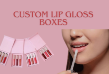 Custom lip gloss boxes